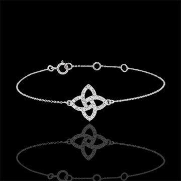 Edenly Armband Weissgold und Diamanten - Stern Prisma