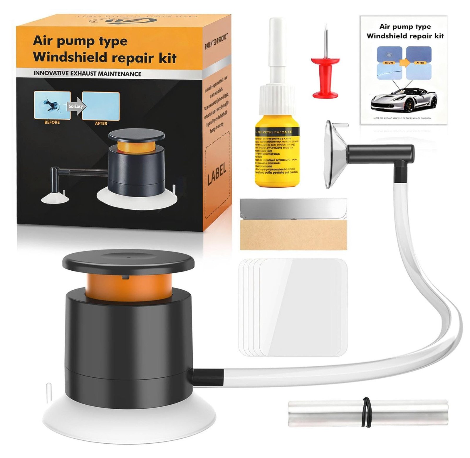 Universele Voorruit Reparatieset - Professionele Steenslag Reparatie Gereedschap