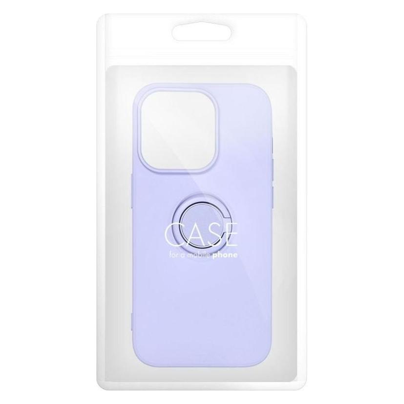 OEM Back panel cover SILICONE RING case for SAMSUNG S25 violet (56665195)