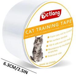 Inspired Living CatGuard Clear Furniture Protection Tape For Cats 2.5inch 300cm