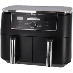 Ninja Doppel-Heißluftfritteuse AF400EU, schwarz