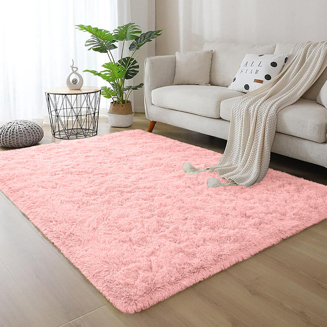 Fairmont Park Alaunna Standard Shag Area Rug Pink Rectangle 160 x 230cm