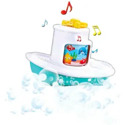 BB Junior 18-89024 - Spielzeugboot - Splash 'n Play Music Tugboat (15cm)