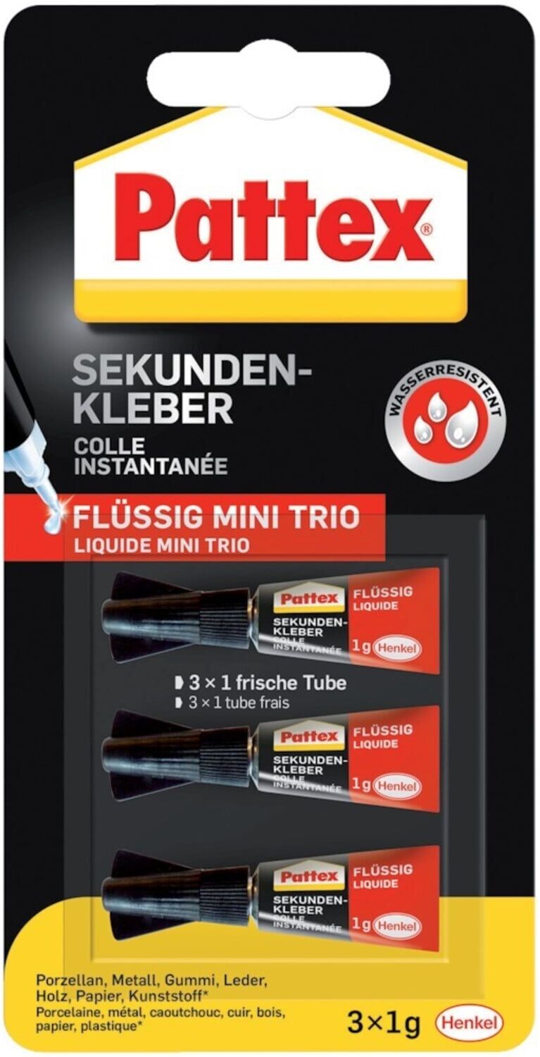 Pattex Sekundenkleber Mini Trio 3x1g (PSMT3)