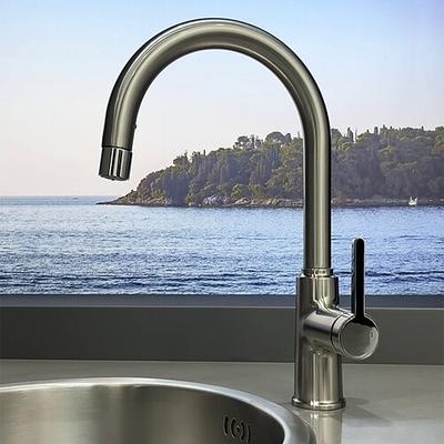 Waschbeckenarmatur - drehbar / Ausziehbare / Ausziehbare Sprühfunktion Gebürstetes Nickel / Galvanisiert / Lackierte Oberflächen Mittelset Einhebel EinlochBath Taps