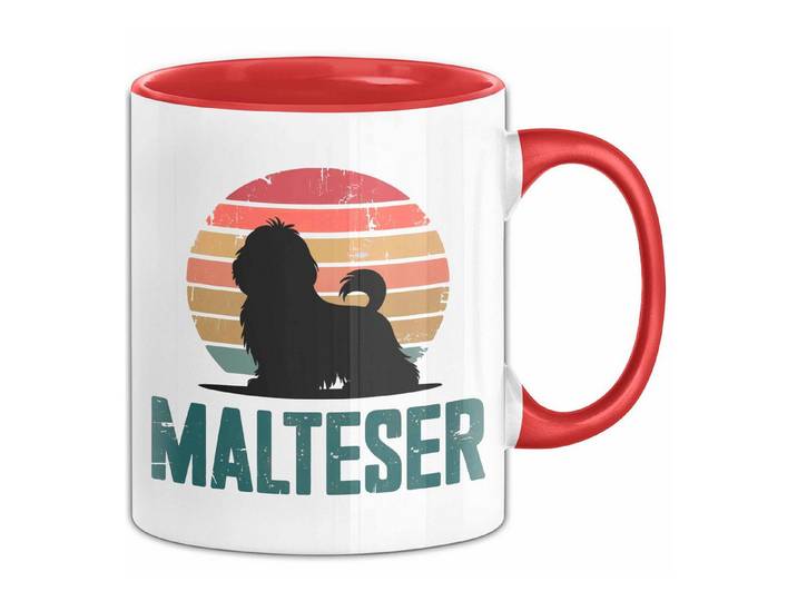 Trendation Tasse Malteserhund Tasse Geschenk Lustige Geschenkidee Spruch Malteser