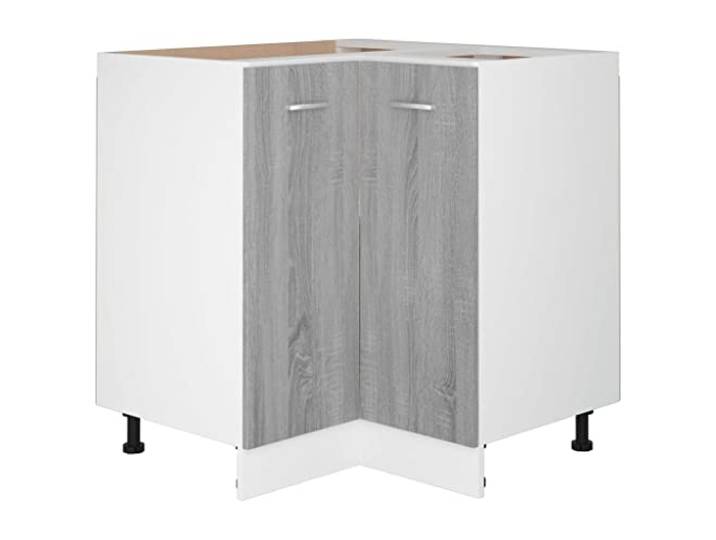 vidaXL Küchenschrank Lyon Grau Sonoma 75,5x75,5x81,5 cm Holzwerkstoff