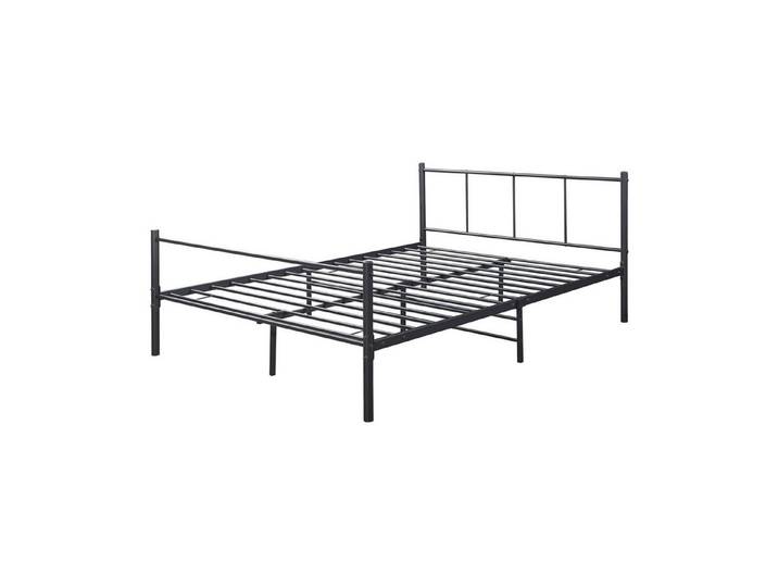 en.casa Metallbett, »Laos« 140x200 cm Schwarz Metall