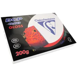 Clairalfa, Kopierpapier, Laserdrucker-Papier DCP Coated Gloss, A3, 200 g/qm (A3, 250 Blätter, 135 g/m2)