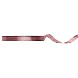 Satin Geschenkband dunkles altrosa 25m 6mm breit