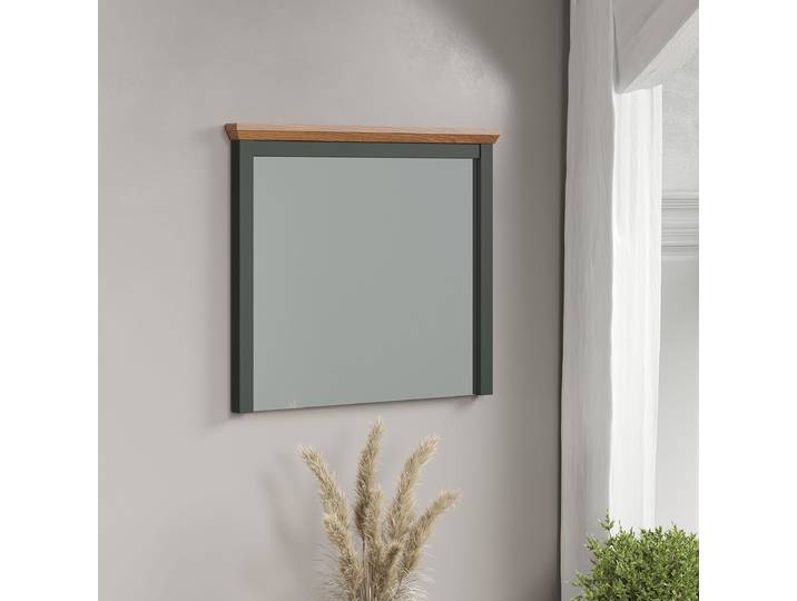 Spiegel 77 x 68 x 6cm Braun/Grün Spanplatte, beschichtet 77 x 68 x 6cm