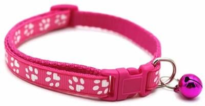 Uplifted Finds "Ultra Lightweight Adjustable ""Safety Jingle"" Pet Collar rose Red"