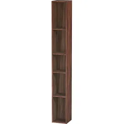 Duravit L-Cube Regalelement LC120607979 18x18x140cm, 5 Fächer, vertikal, nussbaum natur