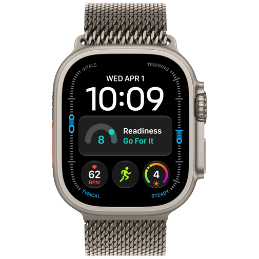 Apple Watch Ultra 4 49mm Naturel (Naturel Milanese Loop S)