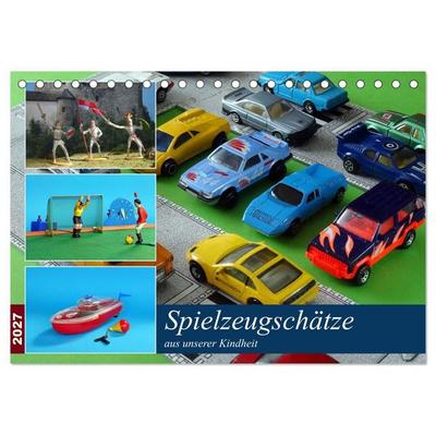 Spielzeugschätze aus unserer Kindheit (Tischkalender 2027 DIN A5 quer), CALVENDO Monatskalender