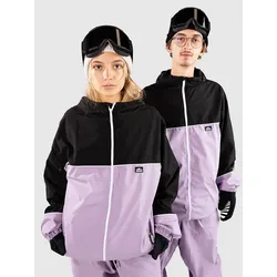 Check The Feed Daily 2 Color Jacke lavender & black Gr. XL