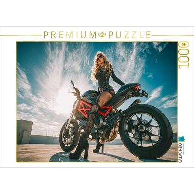 CALVENDO Puzzle Ein Motiv aus dem Kalender Schnelle Bikes und Starke Frauen | 1000 Teile Lege-Größe 64x48cm Foto-Puzzle für glückliche Stunden