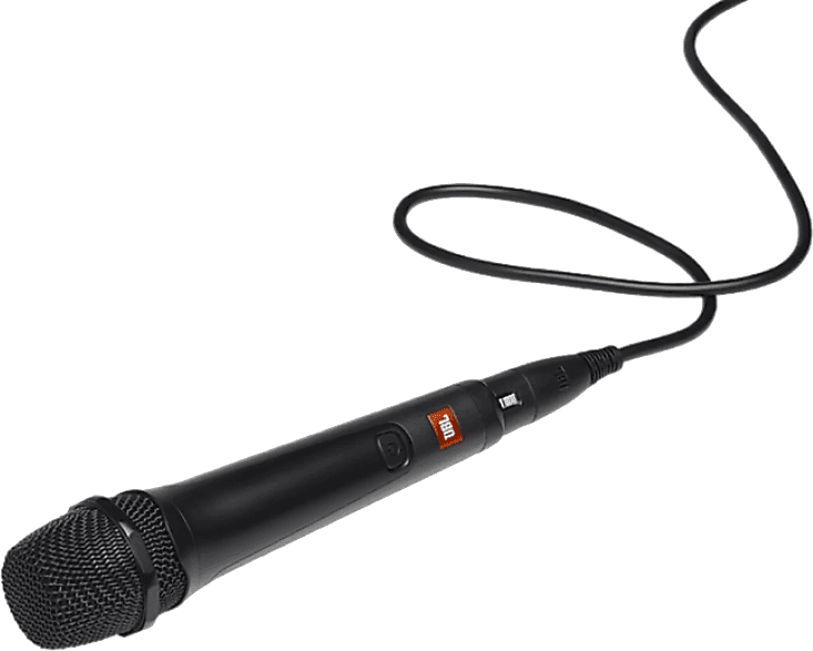 Micrófono - JBL PBM100, Para altavoces Party Box, Dinámico con cable, Cardioide, Negro