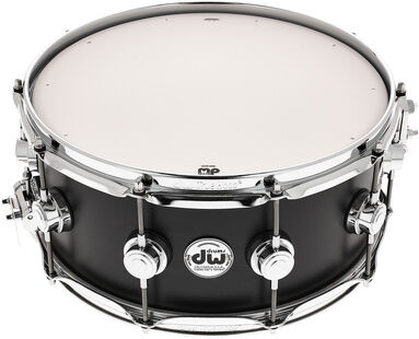 "DW Satin Oil 14""x06"" Ebony Snare Ebony"