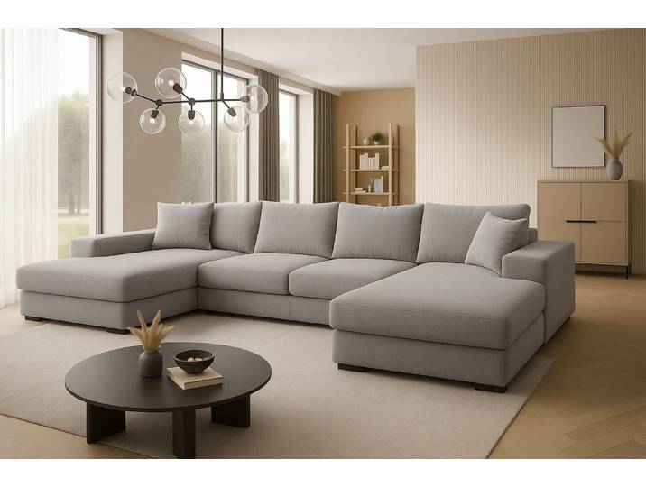 A&J MöbelLand GmbH Ecksofa VIENA, FABIO, VALTOR, MODENA mit Schlaffunktion, Bonellfederkern, Viele Varianten zur Auswahl – wählen Sie Farbe!, TOP ANGEBOT!