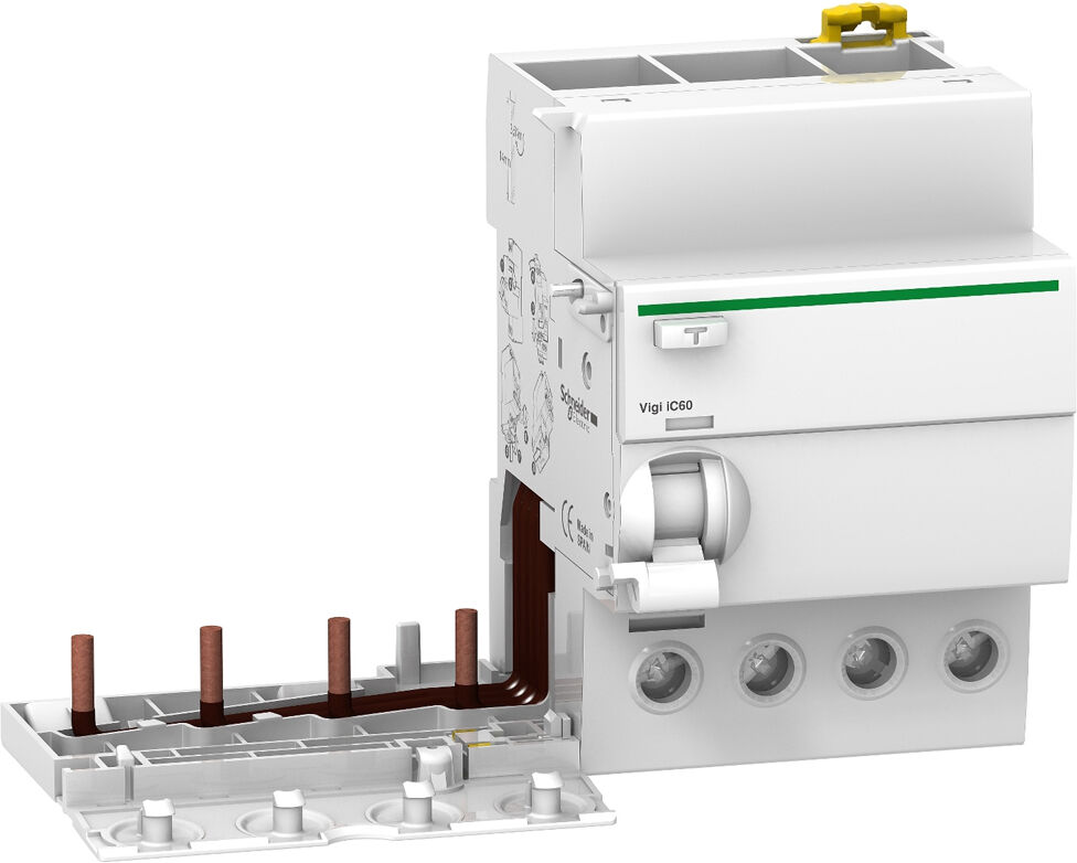Bloc différentiel ACTI9 Vigi iC60 4P type AC 63 A 30 mA SCHNEIDER ELECTRIC A9V11463