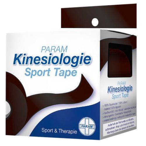 Kinesiologie Sport Tape 5 cmx5 m schwarz 1 St Verband