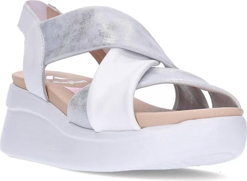 Sandalias Floty 29930 Callaghan Plata Blancoplata 40 Mujer