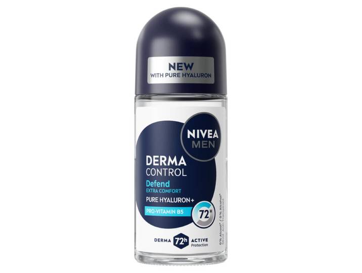NIVEA MEN Déodorant Aisselles Derma Control Défend Protection 72h Bille 50 ml