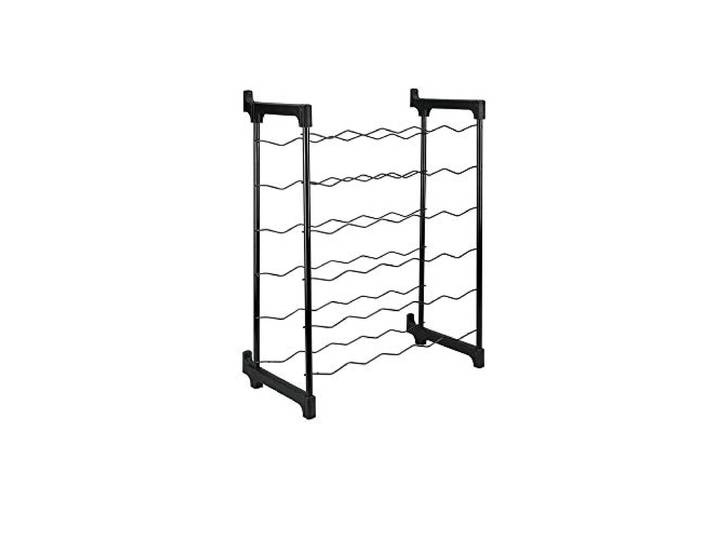 METALTEX - Casier 50 Bouteilles - Range-Bouteilles - BARBERA - Noir - Fixation Murale