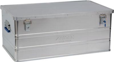 Transportbox Alutec CLASSIC 142, Aluminium, 142 l, L 895 x B 495 x H 375 mm, Zylinderschlösser