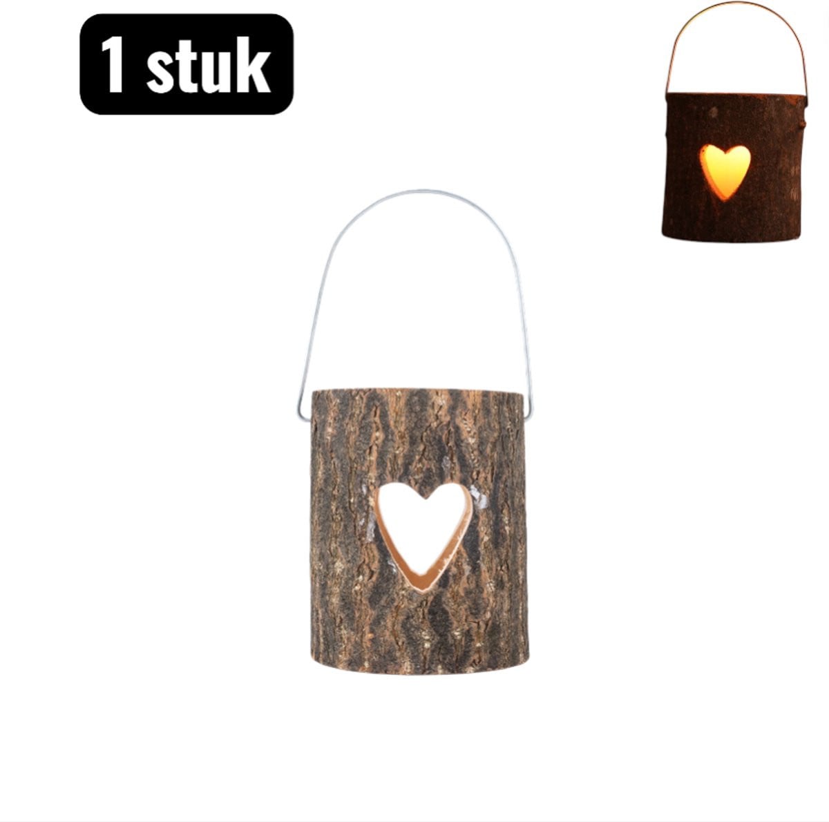 Houten Kaarsenhouder met Kerst Design in Stervorm voor Sfeervolle Tafeldecoratie