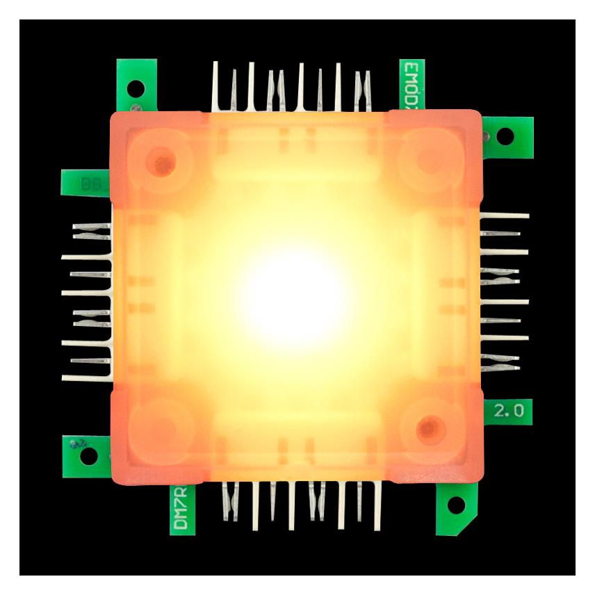 Allnet Brick?R?Knowledge LED Color Brick orange, ALL-BRICK-0418 (Diverse) (ALL-BRICK-0418)