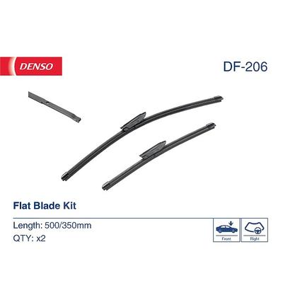Denso Wischblatt [Hersteller-Nr. DF-206] für Smart, Renault