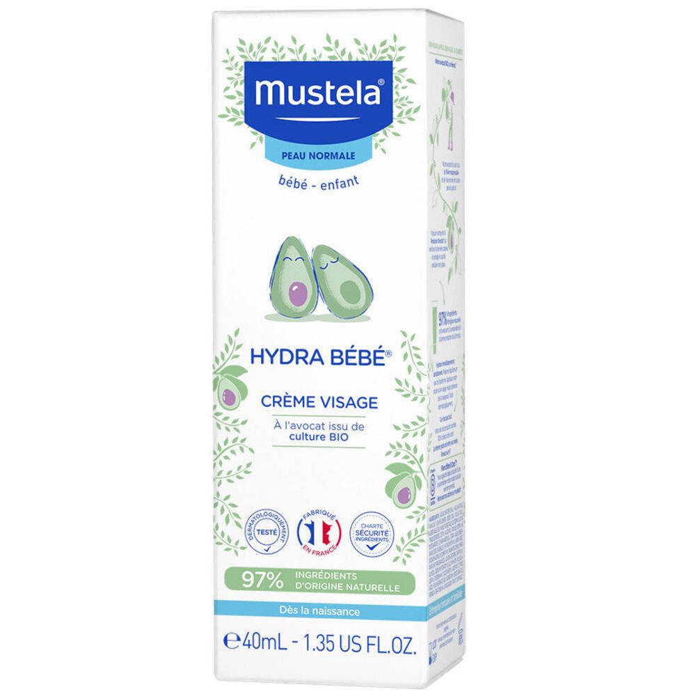 Mustela Hydra Bebe Gelaatscreme Nieuwe Formule 40 ml Creme