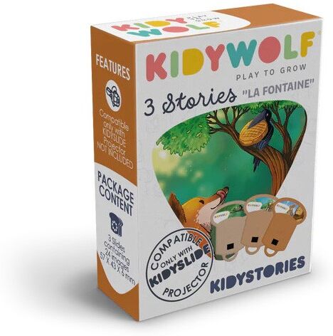 KIDYSTORIES 3 histoires "La Fontaine" pour kidyslide - Kidywolf