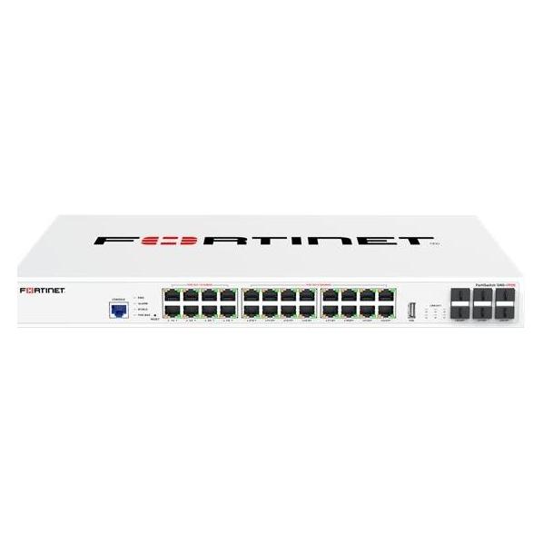 Fortinet Managed L2-Netzwerk-Switch, 24 Ports, PoE, 10G (24 Ports) (FS-124G-FPOE)