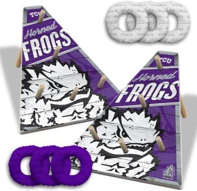 Skip's Garage TCU Horned Frogs NCAA Ring Bag Toss Game
