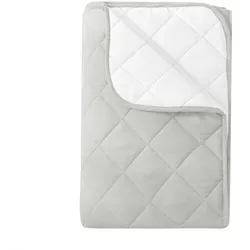 wometo Microfaser Sommer Steppbett 135x200 weiß & wollweiß / OEKO-TEX / kochfest 95° / Leichtsteppbett für heiße Tage / ohne Bezug verwendbar