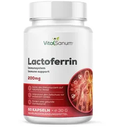 VitaSanum®- Lactoferrin 200 mg - pro Tagesportion (2 Kapseln)