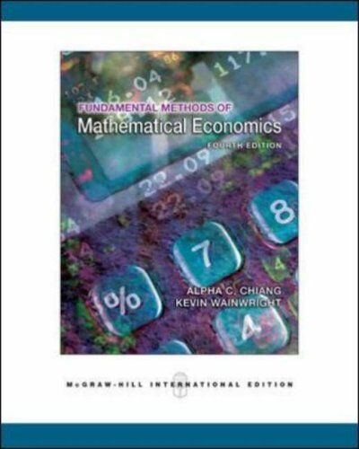 C. Chiang Alpha - Fundamental Methods of Mathematical Economics - Preis vom 11.10.2026 15:43:13 h