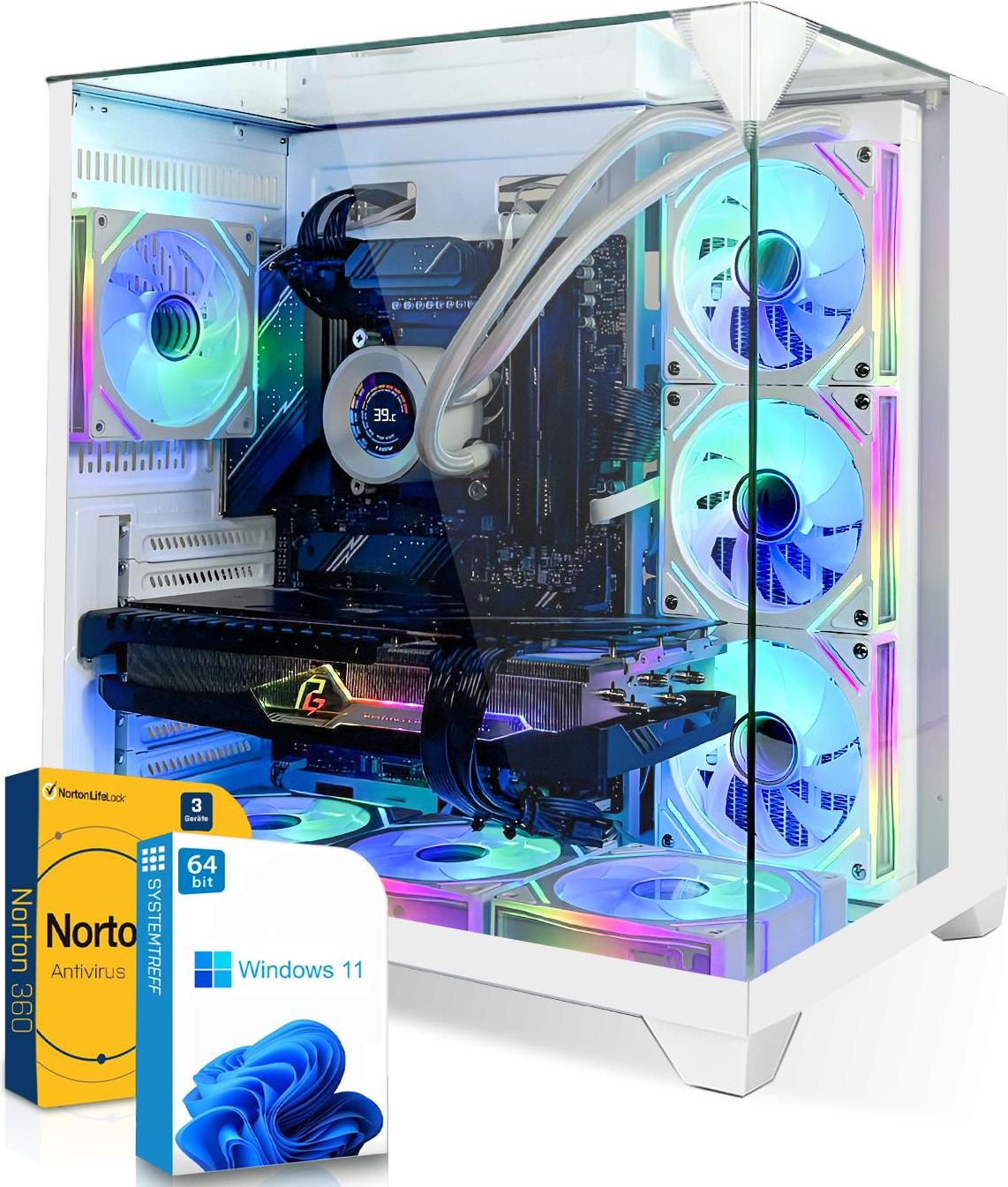 SYSTEMTREFF High-End Gamer Computer - Ryzen 9 9950X - Nvidia GeForce RTX 5090 32GB - 32GB DDR5 - 2TB NVMe - Windows 11 Pro - Desktop PC