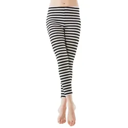 Leggings "Ringel", schwarz/weiß