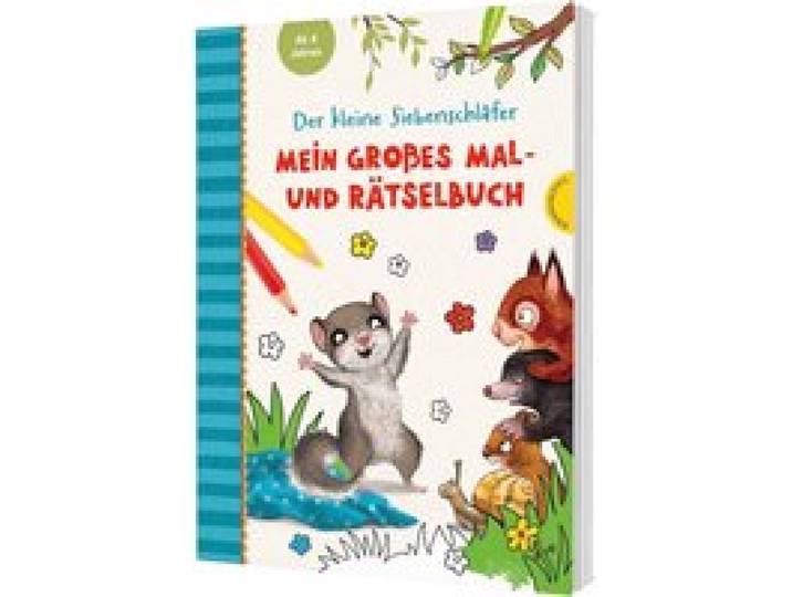 Der kleine Siebenschläfer: Mein großes Mal- und Rätselbuch
