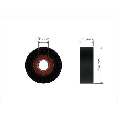 CAFFARO Spannrolle, Keilrippenriemen 500008 für Volvo