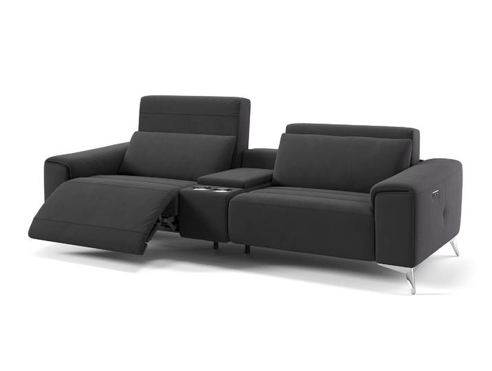 Hochwertiges Stoff 2-Sitzer Kinosofa BELLA Designsofa