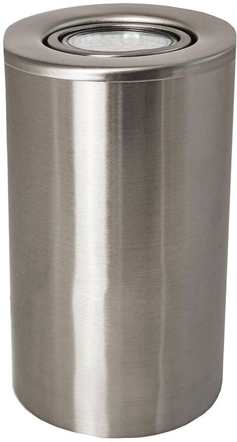 17 Stories Willenbard Uplighter Floor or Table Lamp with Tilt Capability - GU10 Satin Chrome 17cm H X 10cm W X 10cm D