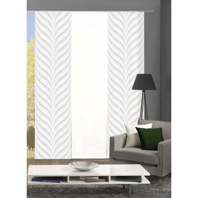 Schiebegardine HOME WOHNIDEEN "MURRAY 3er SET" Gr. 1, grau, B:60cm H:245cm, Polyester, Gardinen, Schiebevorhang Digidruck 3er Set MURRAY