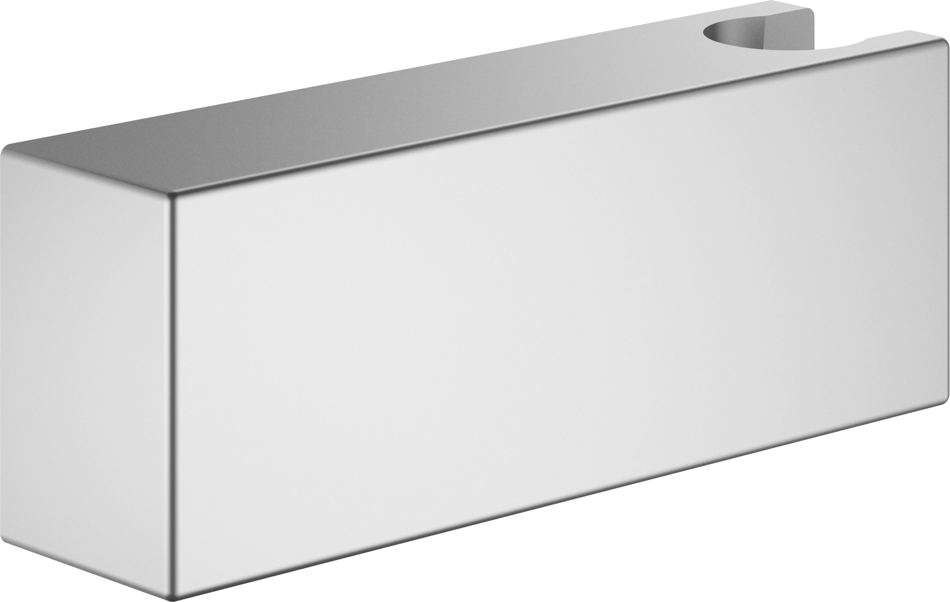 Keuco tuyau match0 59993170000 avec support mural, pour tuyau en fonte, finition aluminium