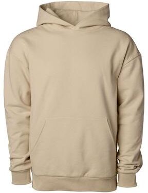 Independent Trading Co. IND280SL Avenue 280 Gm Pullover Hoodie in Sandstone size XS   Cotton/Polyester Blend