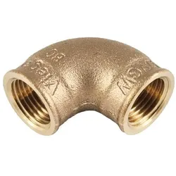 Rotguss Fitting Winkel Nr. 3090, 90° i/i beidseits Innengewinde